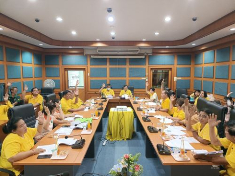 การประชุมกองทุนหลักประกันสุขภาพเทศบาลตำบลหนองม่วง เพื่อพิจารณารับรองรายงานการเงินไตรมาสที่ 4 ปีงบประมาณ 2567