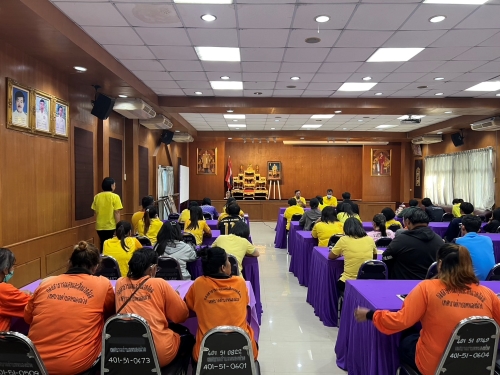 การประชุมพนักงานเทศบาลตำบลหนองม่วง ประจำเดือน ตุลาคม 2567