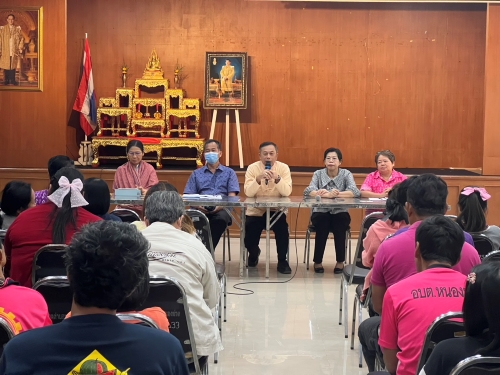 การประชุมพนักงานเทศบาลตำบลหนองม่วง ประจำเดือน มกราคม 2568