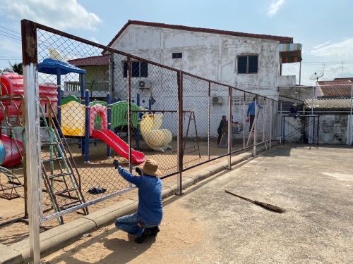 การดำเนินการปรับปรุงศูนย์เยาวชน ซอยเทศบาล 5 (ยังอยู่ในช่วงดำเนินการ)