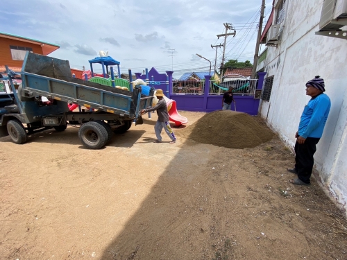 รายงานการดำเนินการปรับปรุงศูนย์เยาวชน ซอยเทศบาล 5 (ยังอยู่ในช่วงดำเนินการ)