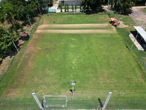 ดำเนินการปรับปรุงสนามฟุตบอลเทศบาลตำบลหนองม่วง