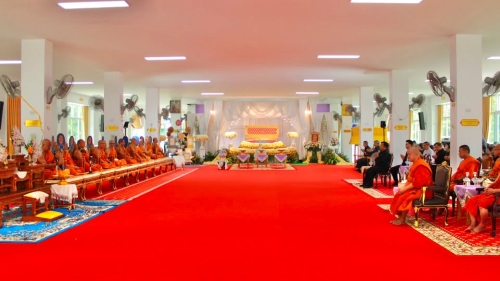 พิธีบรรจุศพ พระครูวาปีธรรมรักษ์ (พระครูกิมหยง คเวสโก) น.ธ.เอก อดีตเจ้าอาวาสวัดวาปีอัมพาราม อดีตที่ปรึกษาเจ้าคณะอำเภอบ้านหมี่