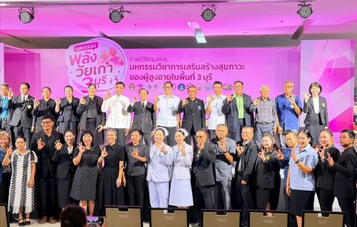 มหกรรมวิชาการการสร้างเสริมสุขภาวะของ “พลังวัยเก๋า 3 บุรี