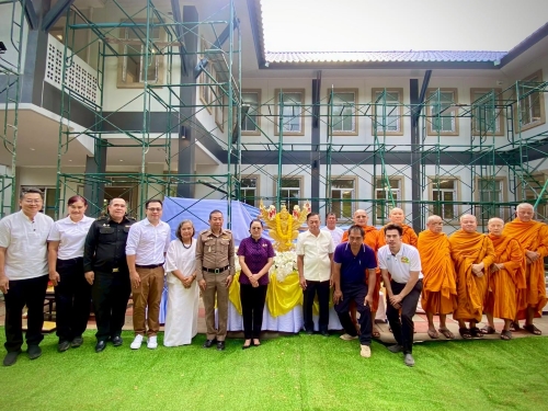 พิธีเบิกเนตรพญาครุฑ ณ ที่ว่าการอำเภอหนองม่วง (หลังใหม่) จังหวัดลพบุรี