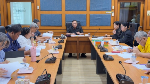 การประชุมคณะกรรมการกองทุนหลักประกันสุขภาพเทศบาลตำบลหนองม่วง เพื่อรับทราบสรุปผลการดำเนินงานประจำปีงบประมาณ 2569